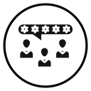 Customer product rating icon