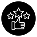 Customer satisfaction icon