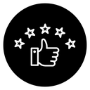Customer satisfaction icon