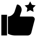 Customer Satisfaction Thumbs Up icon