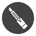 Cutter Black Filled icon