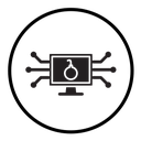 Cyber attack icon