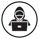 Cyber crime icon