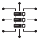 Data aggregation icon