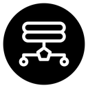 Data architecture icon