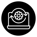Data processing icon