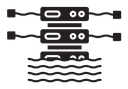 Data streaming icon
