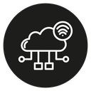 Data streaming icon