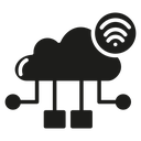 Data streaming icon