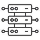Data streaming icon