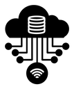 Data streaming icon