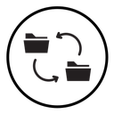 Data synchronization icon