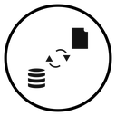 Data synchronization icon