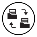Data transfer icon