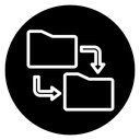 Data transfer icon