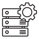 Database administrator icon