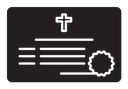 Death certificate icon