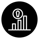 Death rate growth icon