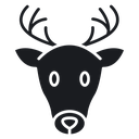 Deer rudolph 3 icon