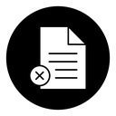 Delete Document 2 icon