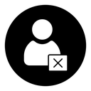 Delete user icon