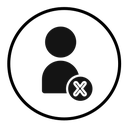 Delete user icon