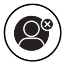 Delete user icon