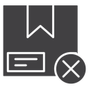 Delivery cancelled icon