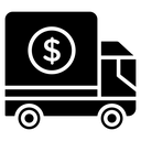 Delivery cost icon