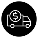 Delivery cost icon