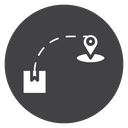 Delivery Route Pin icon