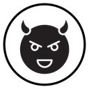 Demon devil icon