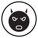 Demon devil icon