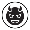 Demon devil icon