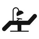 Dental chair icon