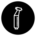 Dental nozzle drill icon