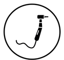 Dental nozzle drill icon