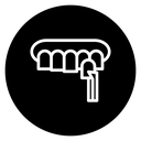 Dental veneer icon