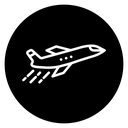 Departures Black Filled icon