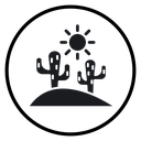 Desert cactus icon