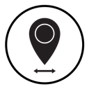 Destination distancing icon