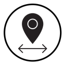 Destination distancing icon