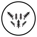 Destruction of forests icon