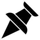 Diagonal Push Pin icon