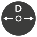 Diameter icon