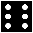 Dice Six Face icon