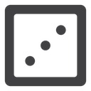 Dice three icon