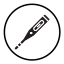 Digital thermometer icon