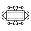 Dining table icon