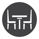 Dinner table icon